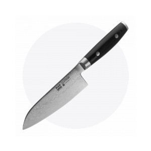 Нож кухонный Сантоку 12,5 см, Santoku, дамасская сталь, серия Ran, YAXELL, Япония, Ножи сантоку