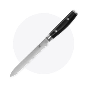 Нож кухонный для завтрака и томатов 14 см, Breakfast knife, дамасская сталь, серия Ran, YAXELL, Япония, Серия RAN дамасская сталь 69 слоев