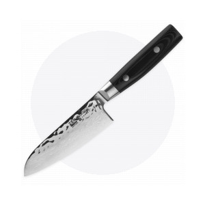 Нож кухонный Сантоку 12,5 см, Santoku, дамасская сталь, серия Zen, YAXELL, Япония, Ножи сантоку